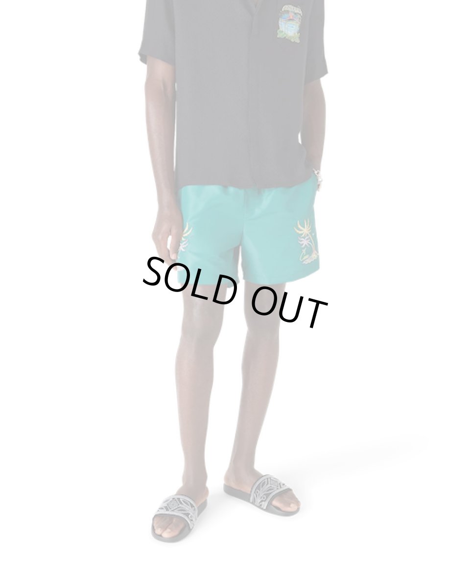 画像4: CASABLANCA　Casa Embroidery Swim Shorts (4)
