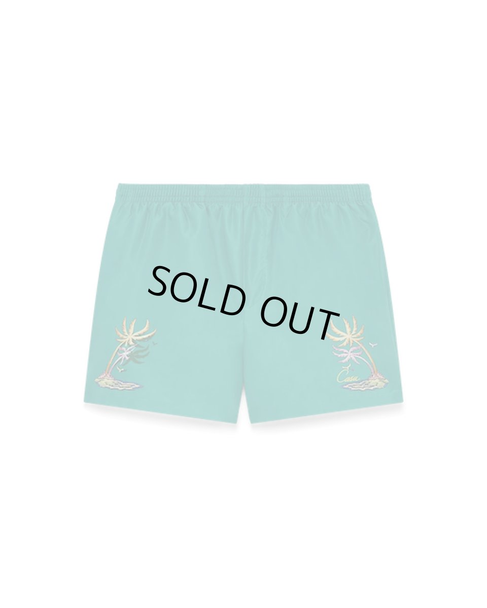 画像1: CASABLANCA　Casa Embroidery Swim Shorts (1)