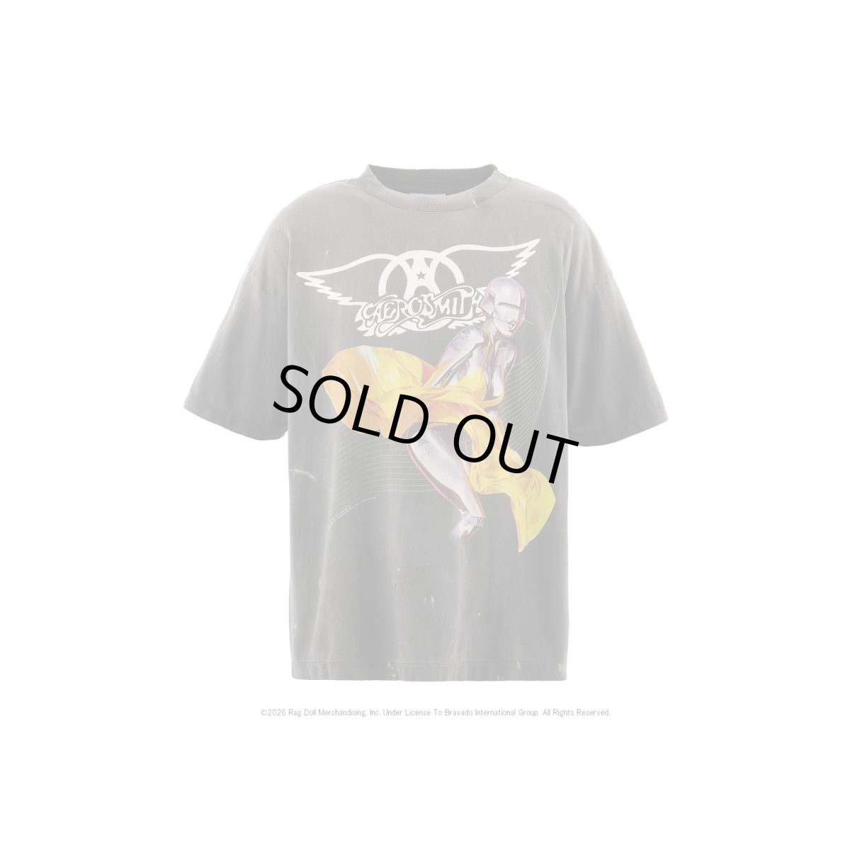 画像1: SAINT Mxxxxxx × AEROSMITH AS_SS T-SHIRT/AEROSMITH (1)