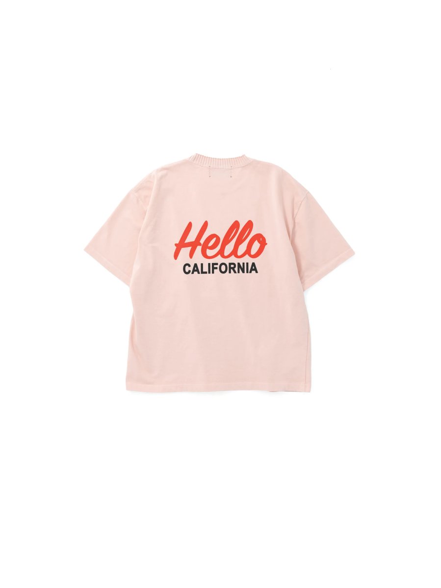 画像2: 【Perfect ribs®︎×A LOVE MOVEMENT】Helllo CALFOLNIA / Basic Short Sleeve T Shirts (2)