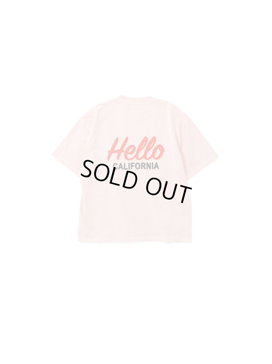 画像2: 【Perfect ribs®︎×A LOVE MOVEMENT】Helllo CALFOLNIA / Basic Short Sleeve T Shirts (2)