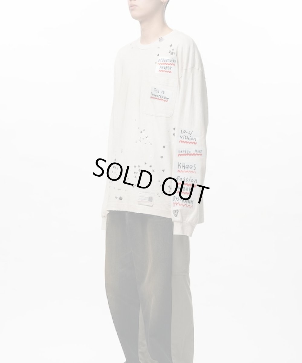 画像5: Maison MIHARA YASUHIRO　Embellished Sticker Long Sleeve T-shirt (5)