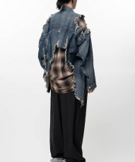 画像5: Maison MIHARA YASUHIRO　Check Shirt Layered Denim Jacket (5)