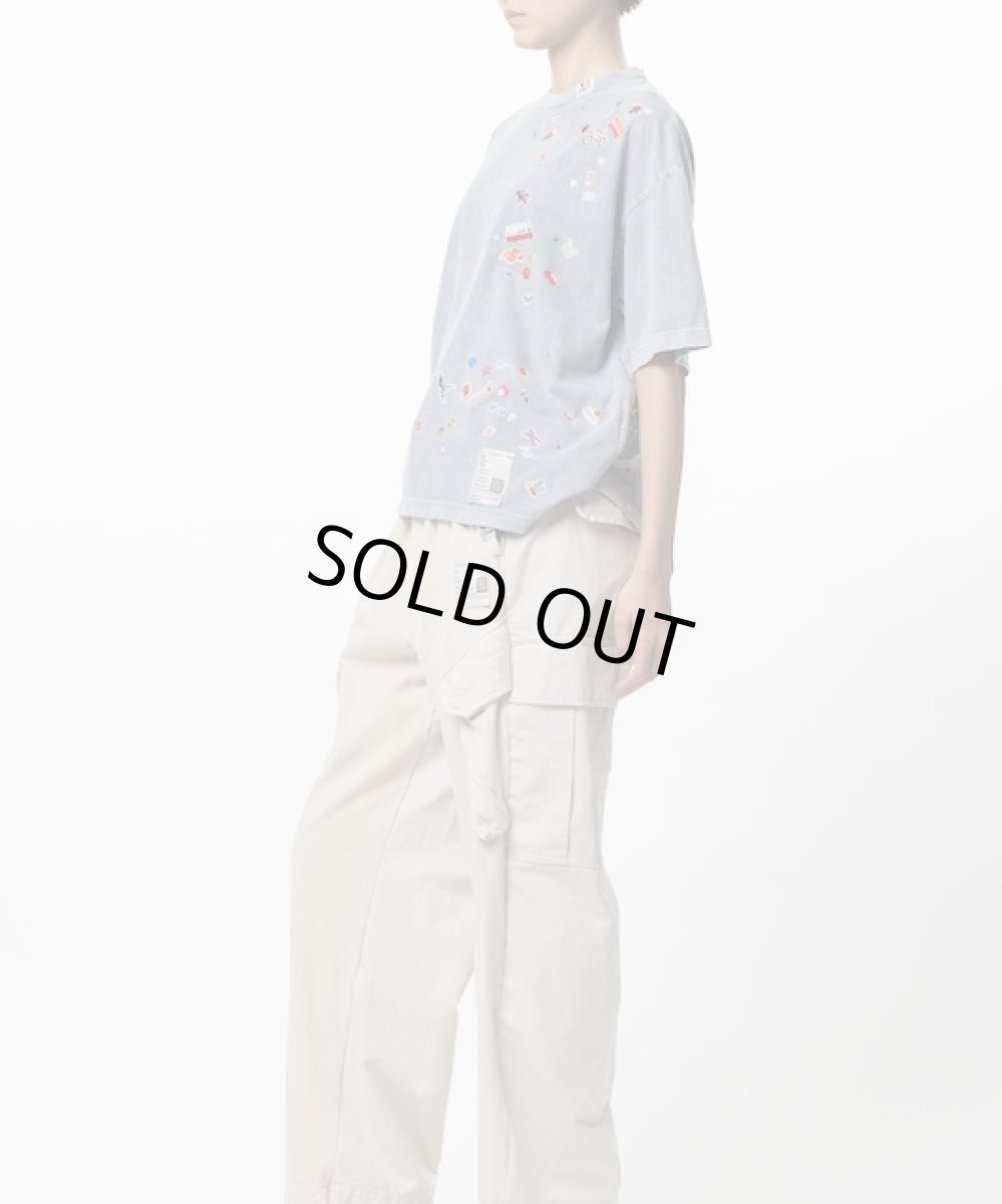画像6: Maison MIHARA YASUHIRO　Kids Sticker Print Bleached T-shirt (6)