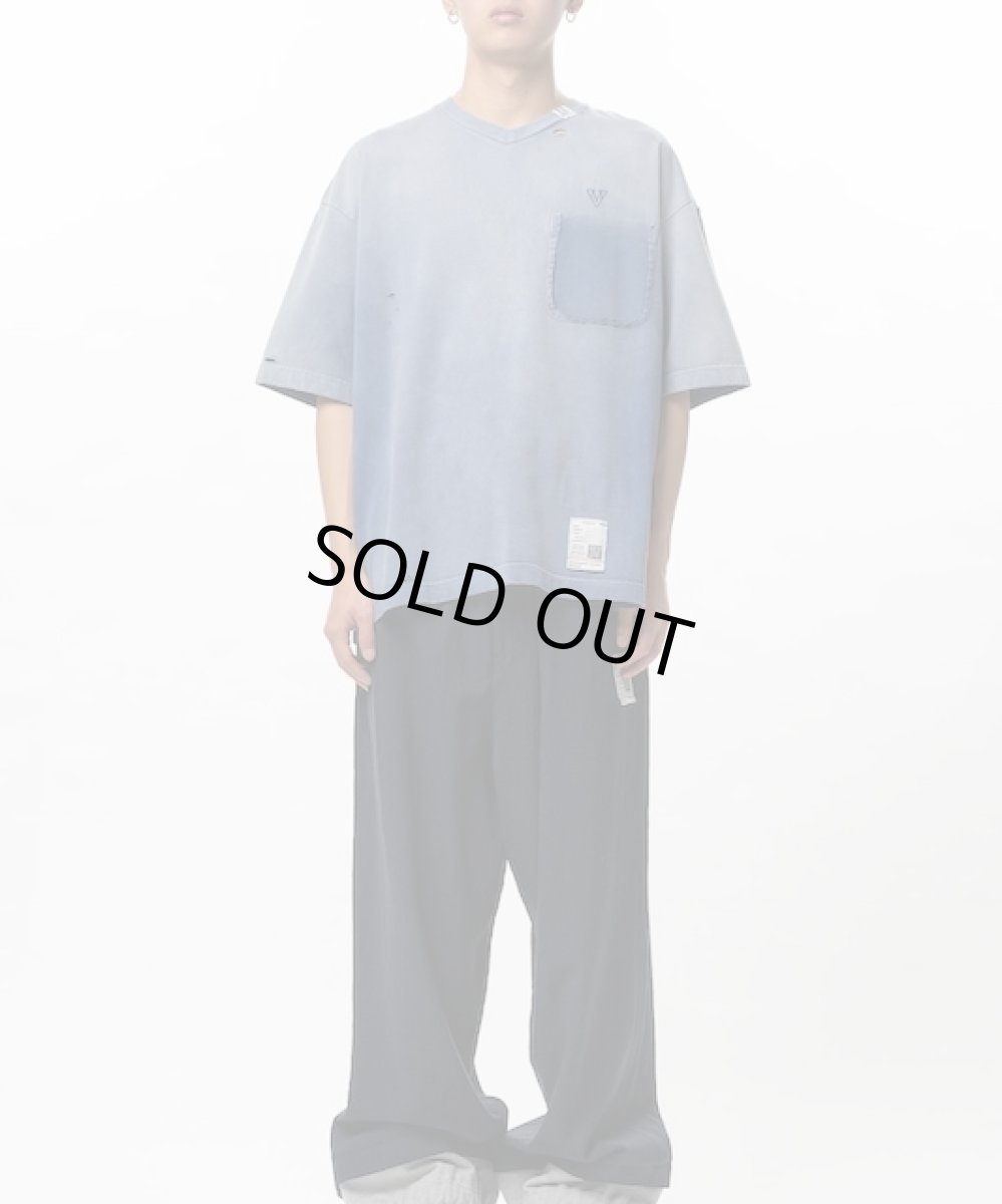 画像3: Maison MIHARA YASUHIRO　Sun Faded Like V-neck T-shirt (3)