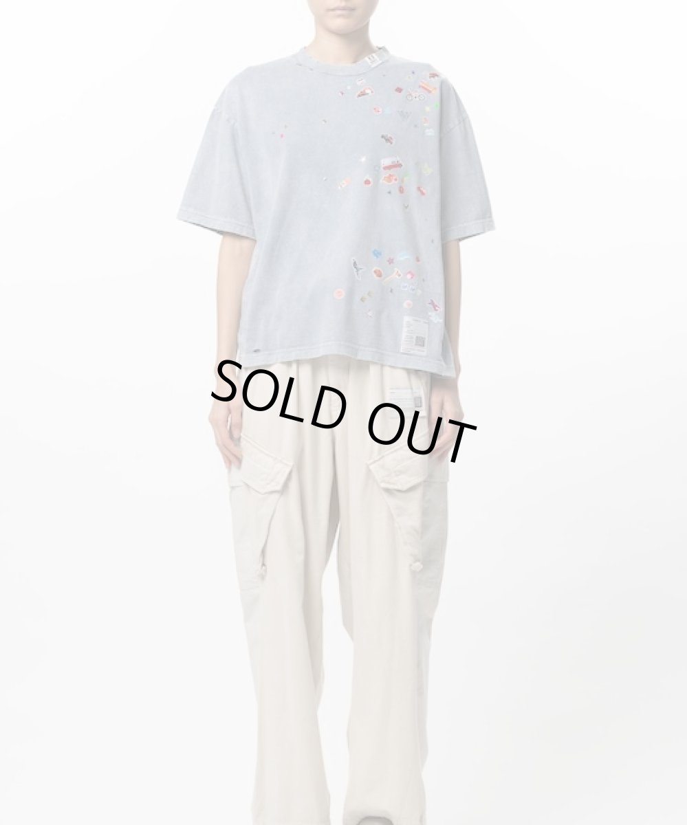 画像3: Maison MIHARA YASUHIRO　Kids Sticker Print Bleached T-shirt (3)