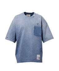 画像1: Maison MIHARA YASUHIRO　Sun Faded Like V-neck T-shirt (1)