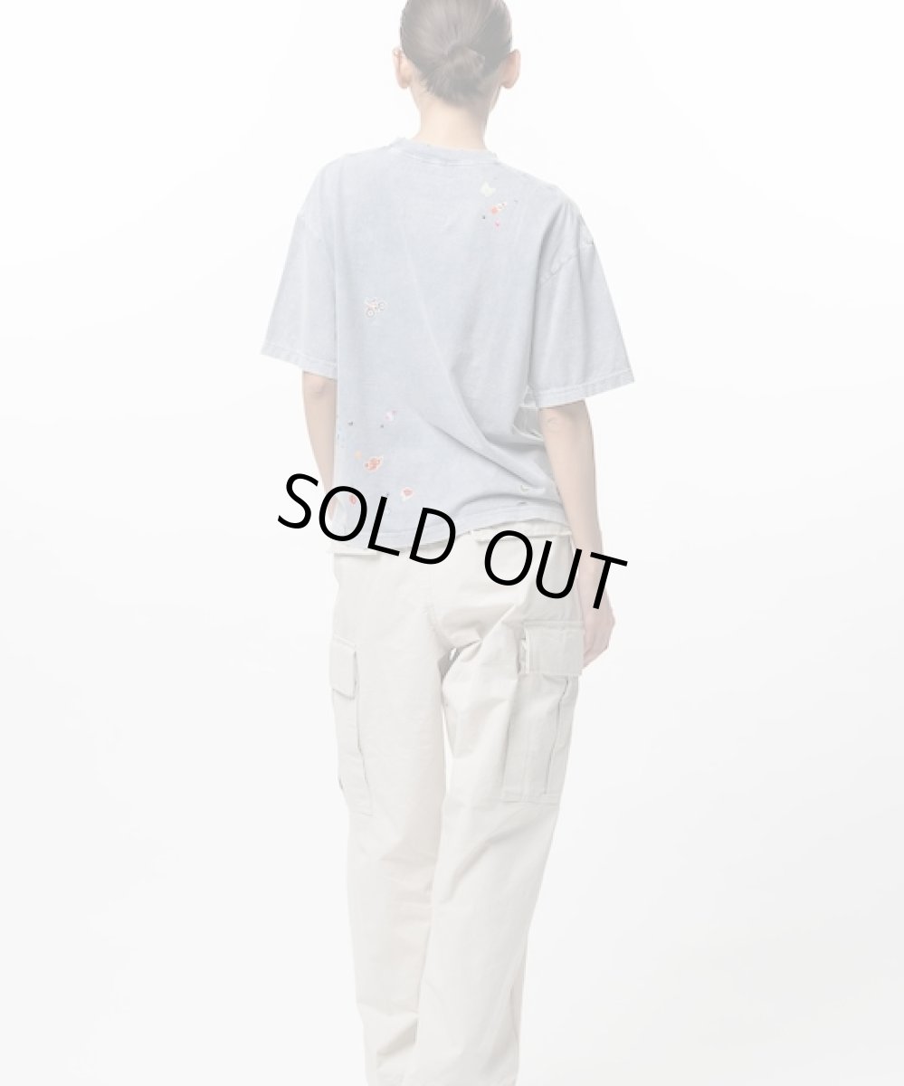 画像4: Maison MIHARA YASUHIRO　Kids Sticker Print Bleached T-shirt (4)