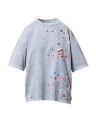画像1: Maison MIHARA YASUHIRO　Kids Sticker Print Bleached T-shirt (1)