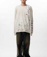 画像3: Maison MIHARA YASUHIRO　Embellished Sticker Long Sleeve T-shirt (3)