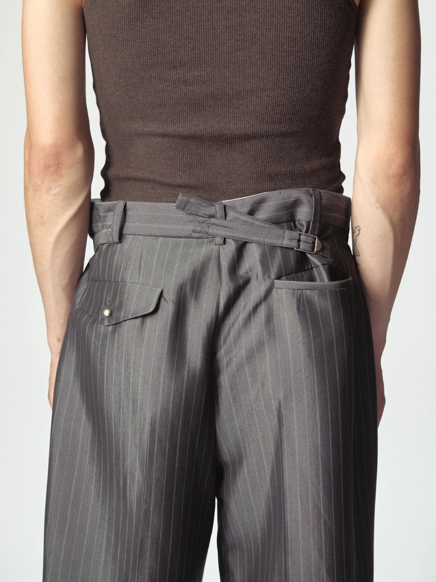 画像6: MAGLIANO Darkettone Regolatore Short Pinstripe Melange (6)