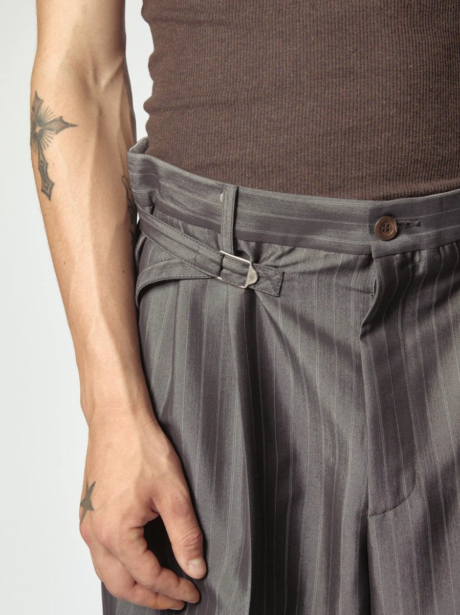 画像5: MAGLIANO Darkettone Regolatore Short Pinstripe Melange (5)