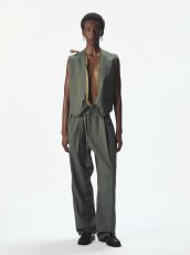 画像1: MAGLIANO Dawn Knotted Vest Dollar Green (1)