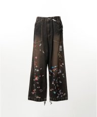 画像1: Maison MIHARA YASUHIRO　Kids Sticker Printed Baker Denim Pants (1)