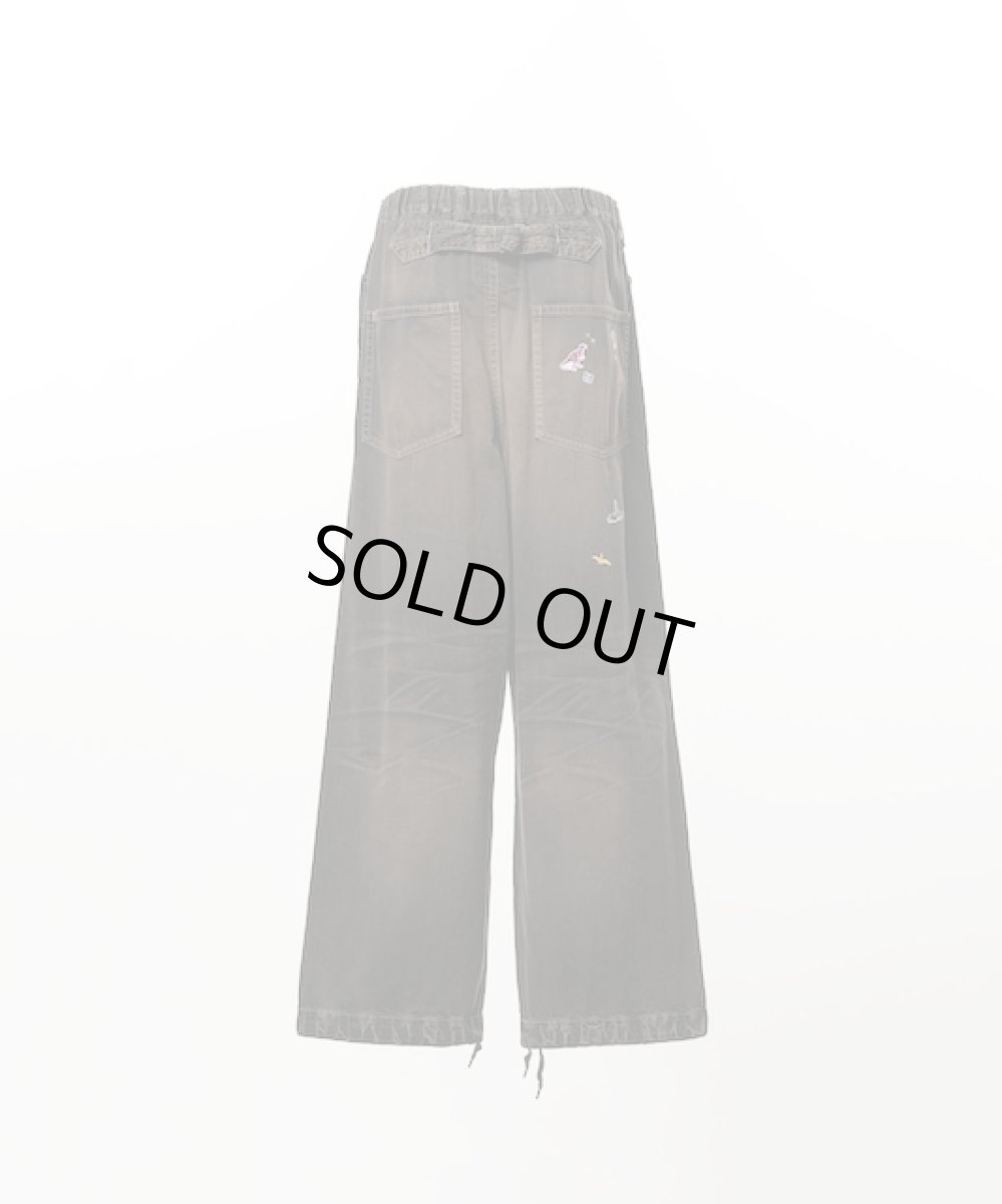 画像2: Maison MIHARA YASUHIRO　Kids Sticker Printed Baker Denim Pants (2)