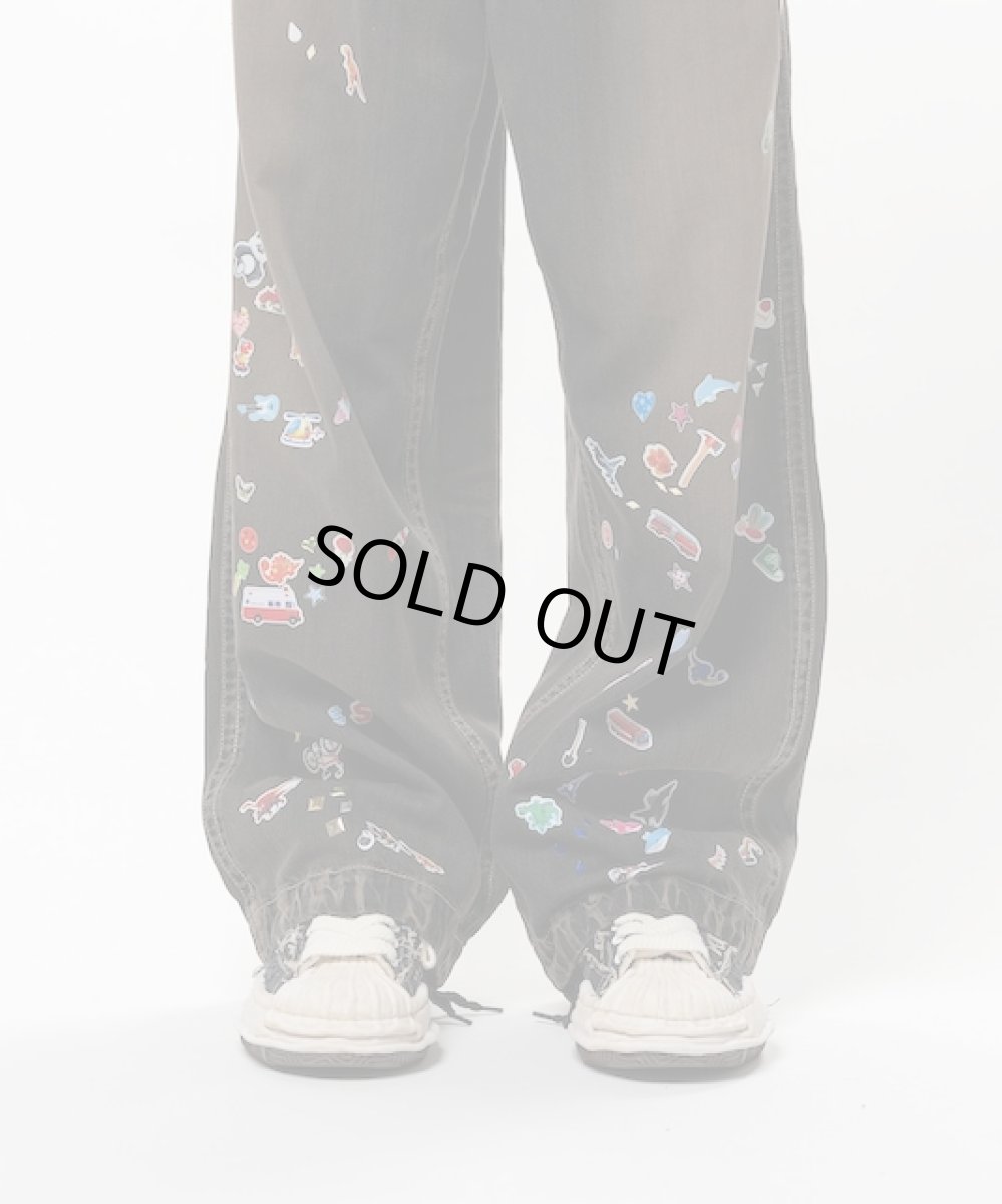 画像6: Maison MIHARA YASUHIRO　Kids Sticker Printed Baker Denim Pants (6)