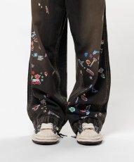 画像6: Maison MIHARA YASUHIRO　Kids Sticker Printed Baker Denim Pants (6)
