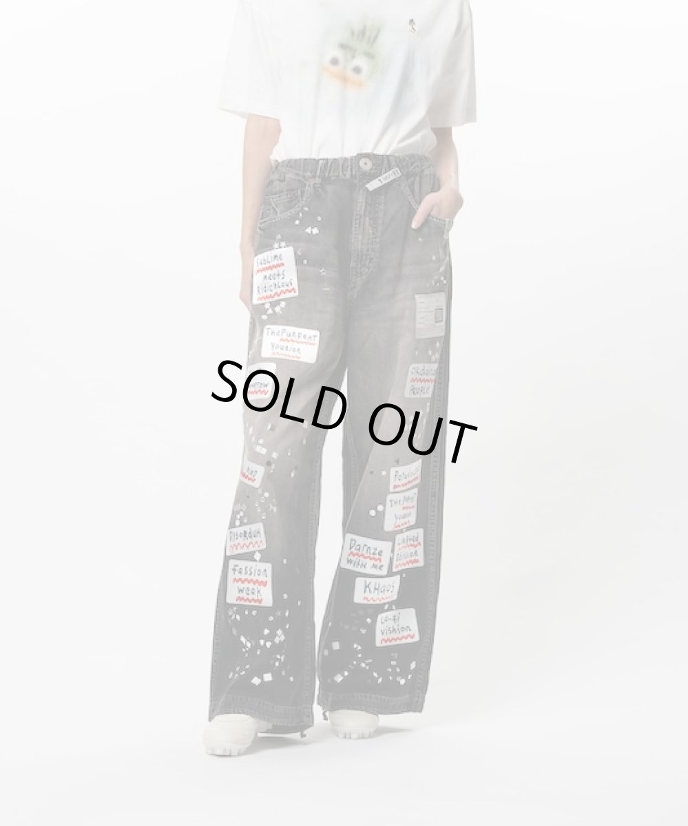 画像4: Maison MIHARA YASUHIRO　Embellished Sticker Denim Pants (4)