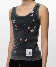 画像6: Maison MIHARA YASUHIRO　Kids Sticker Print Bleached Tank-Top (6)