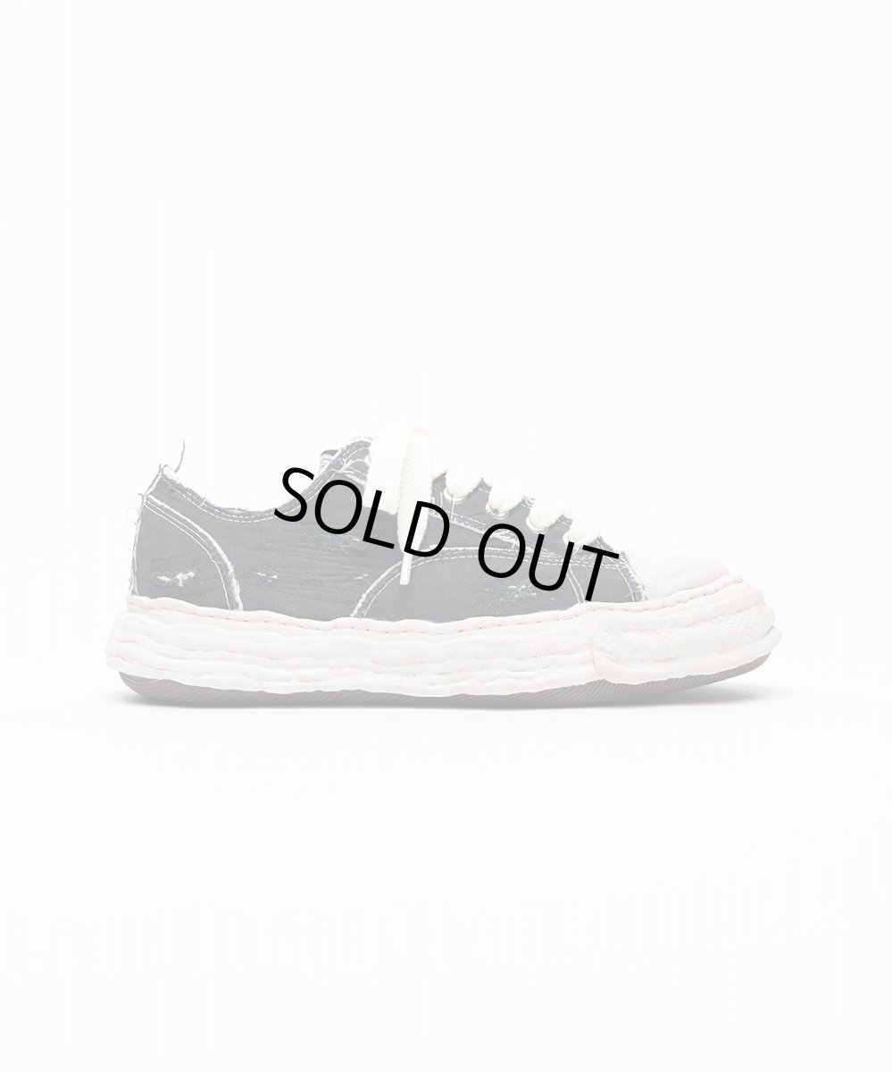 画像1: maison MIHARA YASUHIRO "PETERSON23" OG Sole Ripped Overdye Canvas Low-top Sneaker(A15FW723) (1)