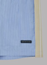 画像5: ALWAYS OUT OF STOCK  SIDE STRIPE OPEN COLLAR LINEN SHIRT-SAX (5)