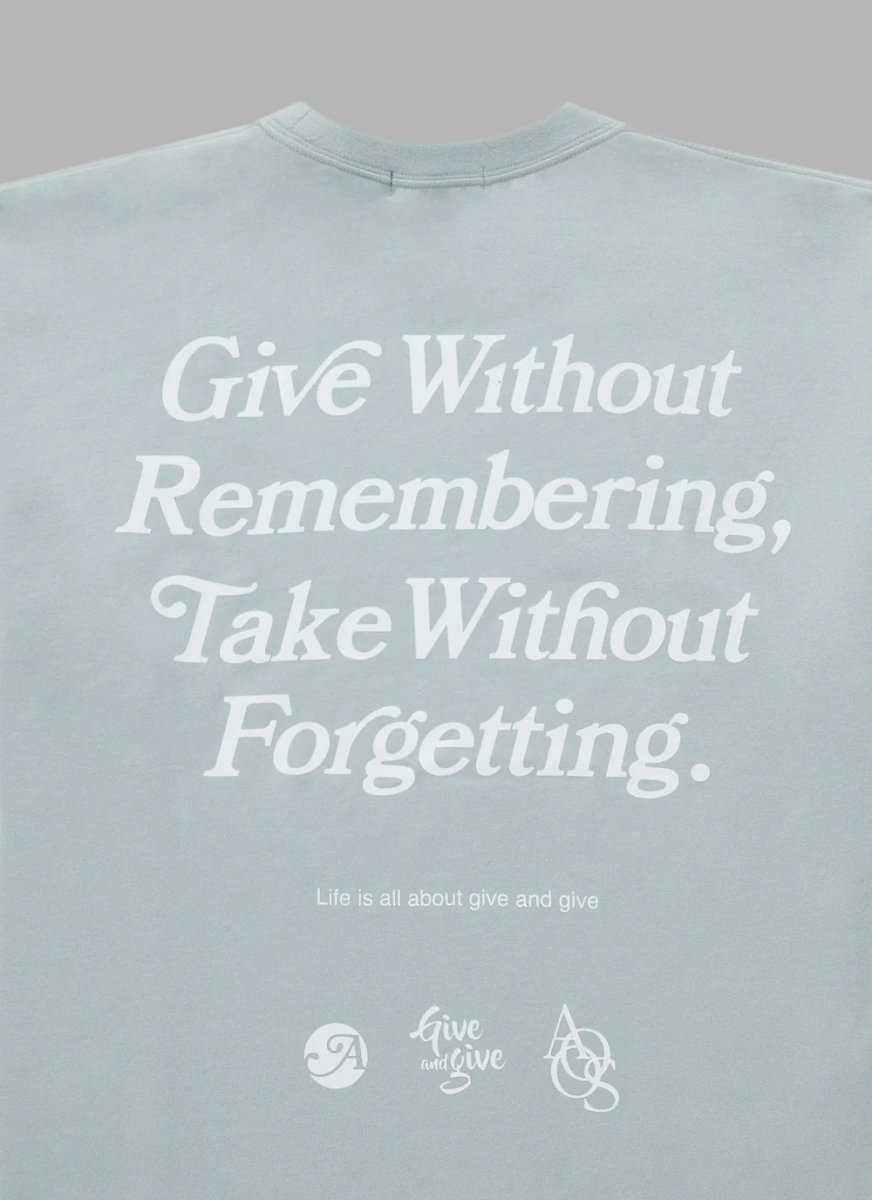 画像5: ALWAYS OUT OF STOCK  GIVE WITHOUT REMEMBERING S/S TEE-LIGHT BLUE (5)