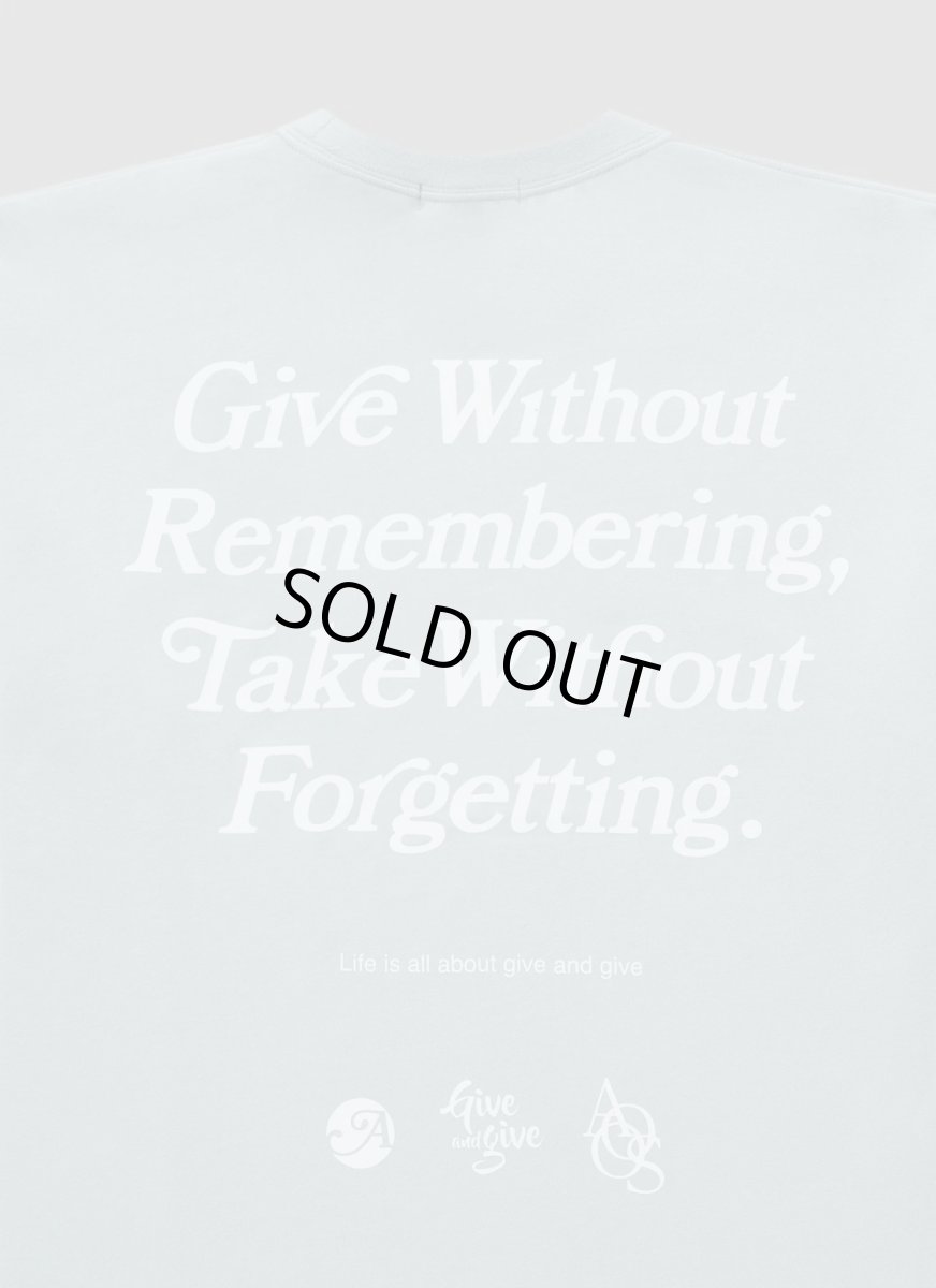 画像5: ALWAYS OUT OF STOCK  GIVE WITHOUT REMEMBERING S/S TEE-LIGHT BLUE (5)