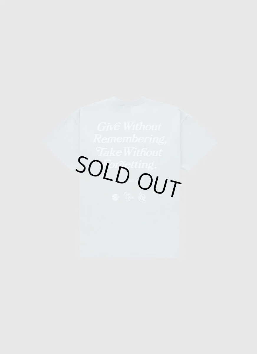 画像2: ALWAYS OUT OF STOCK  GIVE WITHOUT REMEMBERING S/S TEE-LIGHT BLUE (2)