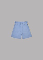 画像2: ALWAYS OUT OF STOCK　SIDE STRIPE LINEN TUCKED SHORTS-SAX (2)