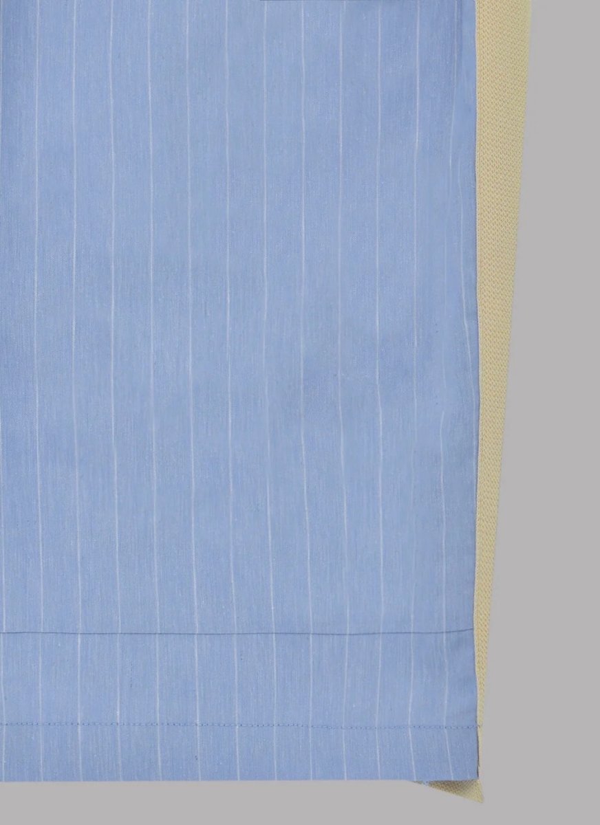 画像5: ALWAYS OUT OF STOCK　SIDE STRIPE LINEN TUCKED SHORTS-SAX (5)