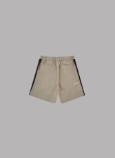 画像2: ALWAYS OUT OF STOCK　SIDE STRIPE LINEN TUCKED SHORTS-BEIGE (2)