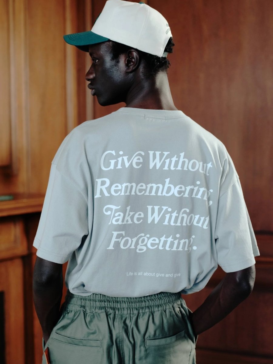 画像3: ALWAYS OUT OF STOCK  GIVE WITHOUT REMEMBERING S/S TEE-LIGHT BLUE (3)