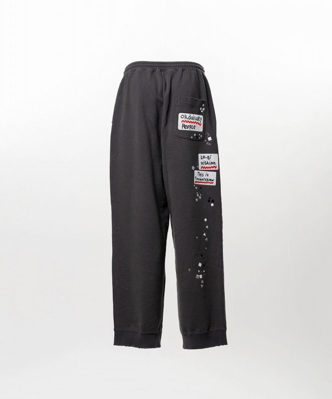 MIHARA YASUHIRO スタッズ　ステッカー　スウェットパンツ 正規取扱店販売品】 Maison MIHARA YASUHIRO Embellished Sticker
