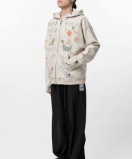 画像5: Maison MIHARA YASUHIRO Kids Doodle Printed Zip-up Hoodie (5)