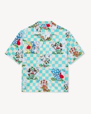 画像1: 'KENZO Cartoon' ハワイアン ショートスリーブ シャツ イン コットン シアサッカー (1)