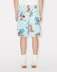 画像4: 'KENZO Cartoon' エラスティック ショートパンツ イン コットン シアサッカー (4)