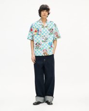 画像5: 'KENZO Cartoon' ハワイアン ショートスリーブ シャツ イン コットン シアサッカー (5)