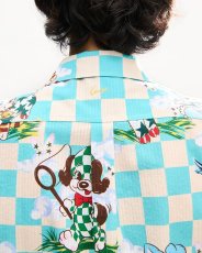 画像7: 'KENZO Cartoon' ハワイアン ショートスリーブ シャツ イン コットン シアサッカー (7)