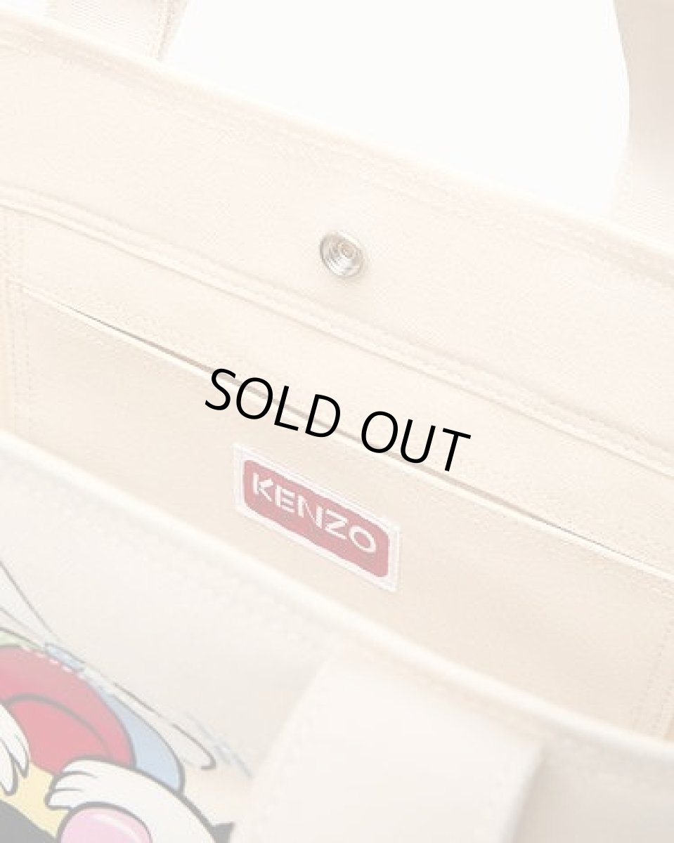 画像4: 'KENZO Cartoon' ラージ トートバッグ イン キャンバス (4)