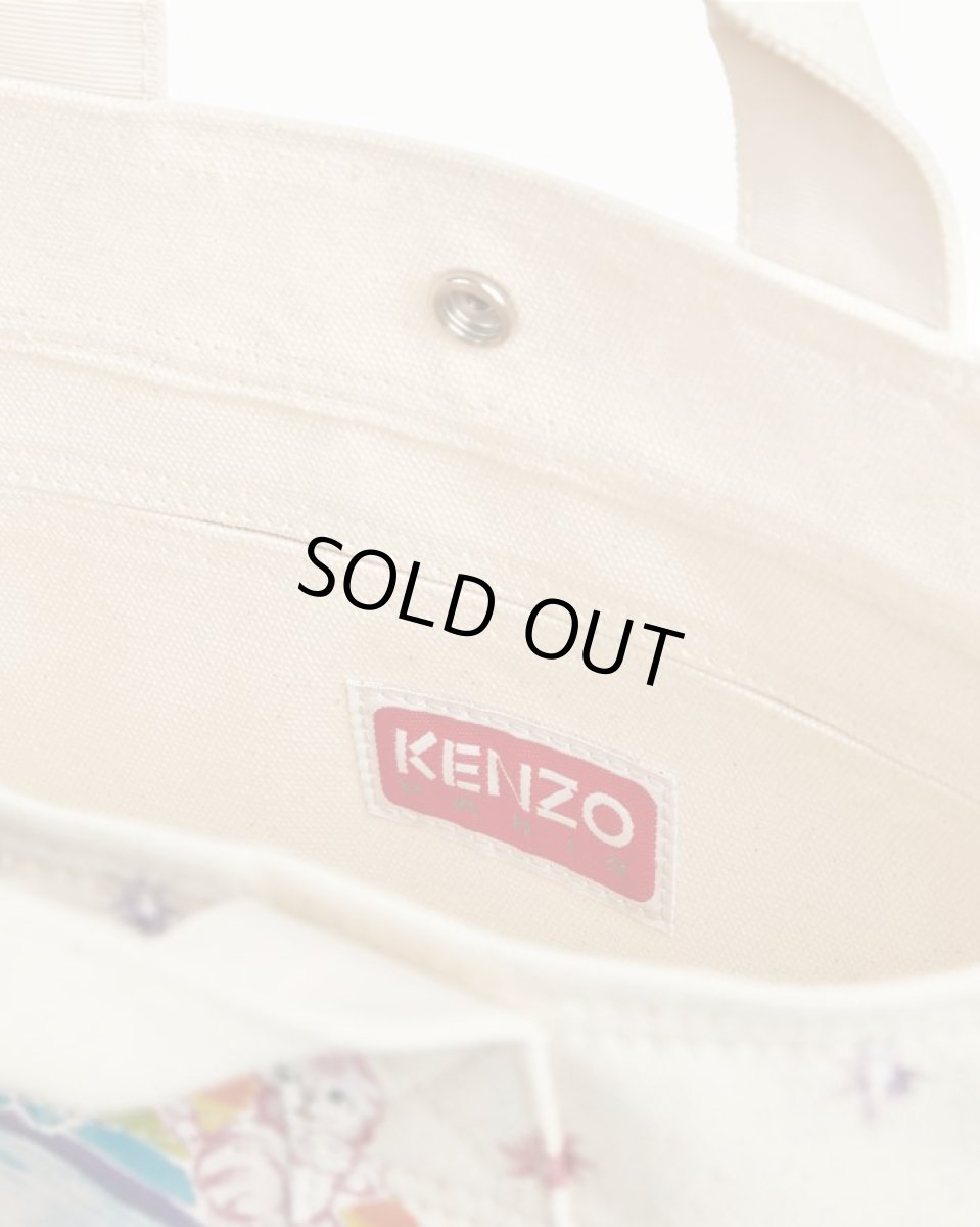 画像4: 'KENZO Cartoon' スモール トートバッグ イン キャンバス (4)