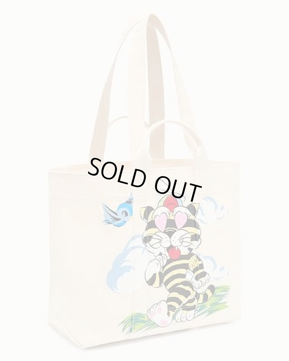 画像1: 'KENZO Cartoon' ラージ トートバッグ イン キャンバス (1)