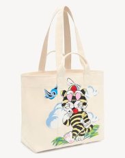 画像1: 'KENZO Cartoon' ラージ トートバッグ イン キャンバス (1)
