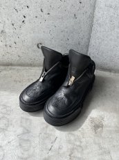 画像2: GUIDI GJ01 HORSE FULL GRAIN LINED BLACK (2)