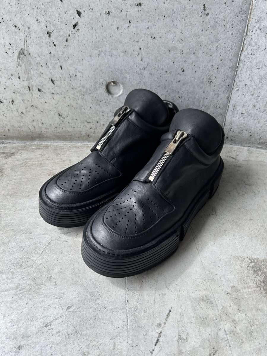 画像1: GUIDI GJ01 HORSE FULL GRAIN LINED BLACK (1)