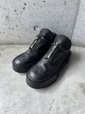 画像1: GUIDI GJ01 HORSE FULL GRAIN LINED BLACK (1)