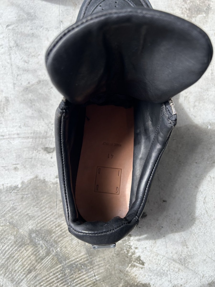 画像5: GUIDI GJ01 HORSE FULL GRAIN LINED BLACK (5)