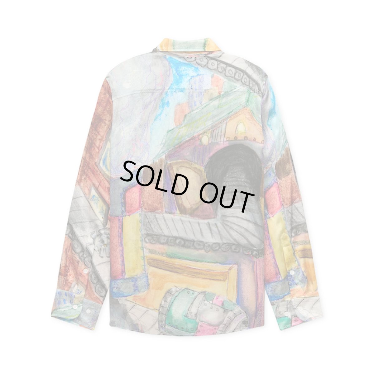 画像2: KIDSUPER  Book Page Tunnel Silk Shirt (2)