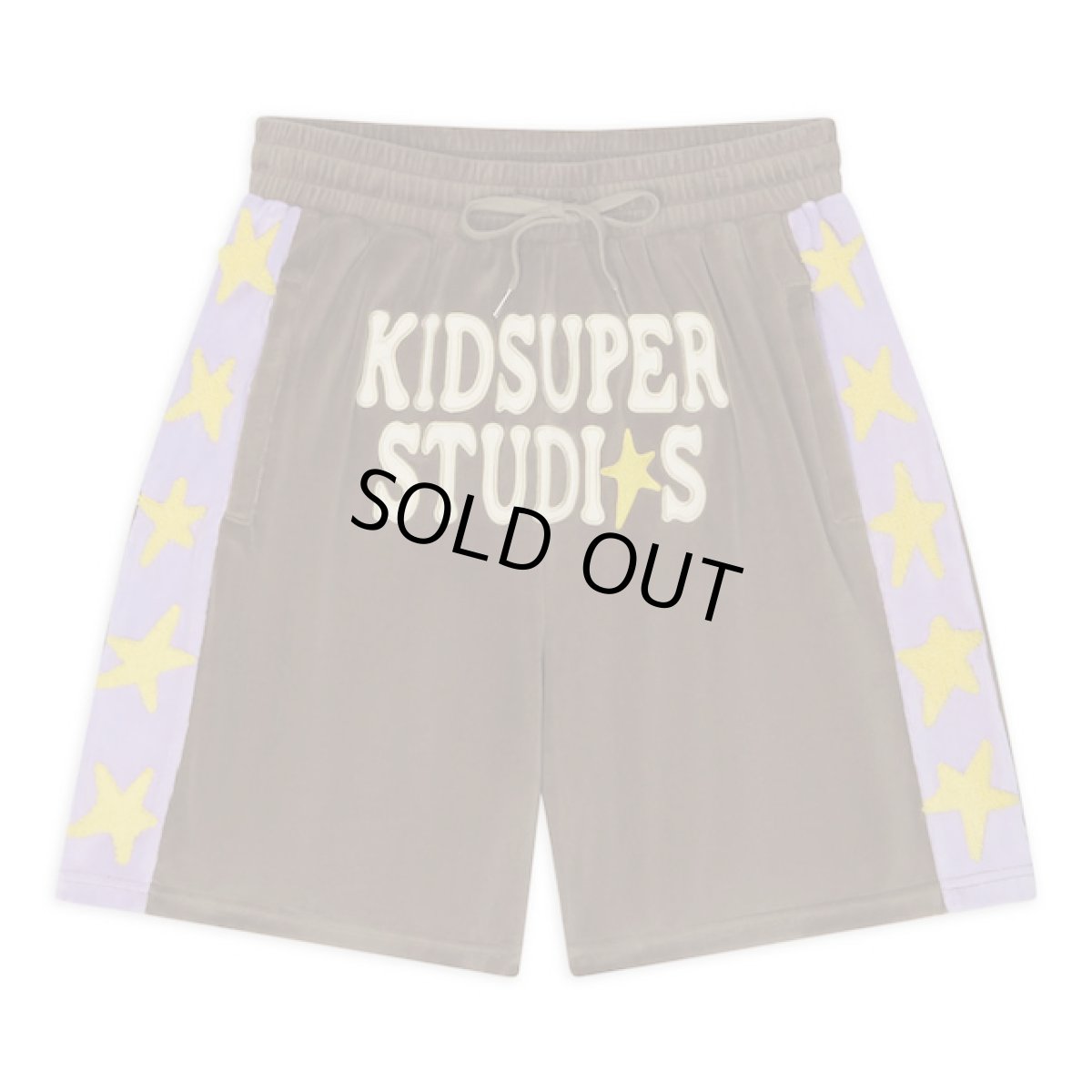 画像1: KIDSUPER Velour Stars shorts (1)