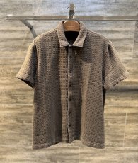 画像1: OSKLEN MEN'S　CAMISA TEXTURE S/S SHIRT (1)