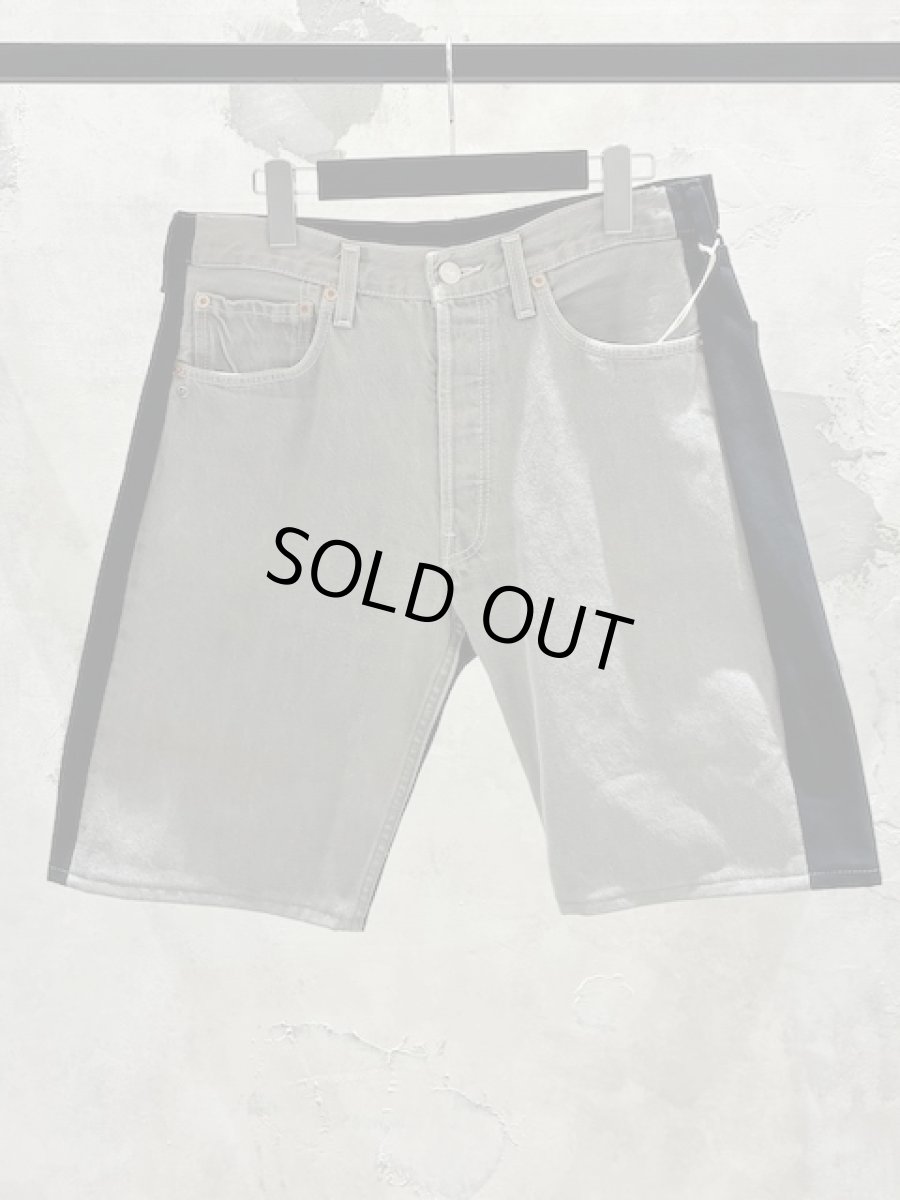 画像1: BLESS 3118 Jeans pleat front shorts (1)